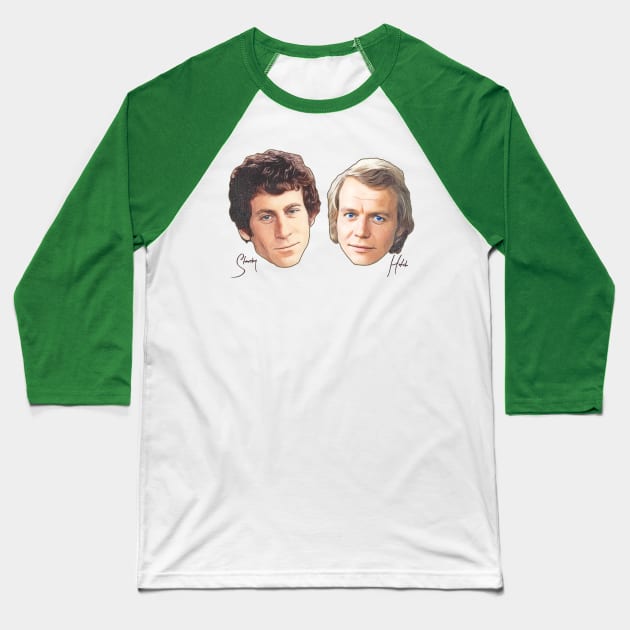 Starsky and Hutch Baseball T-Shirt by darklordpug